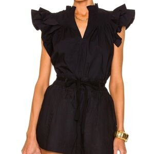 Ulla Johnson Black Lei top